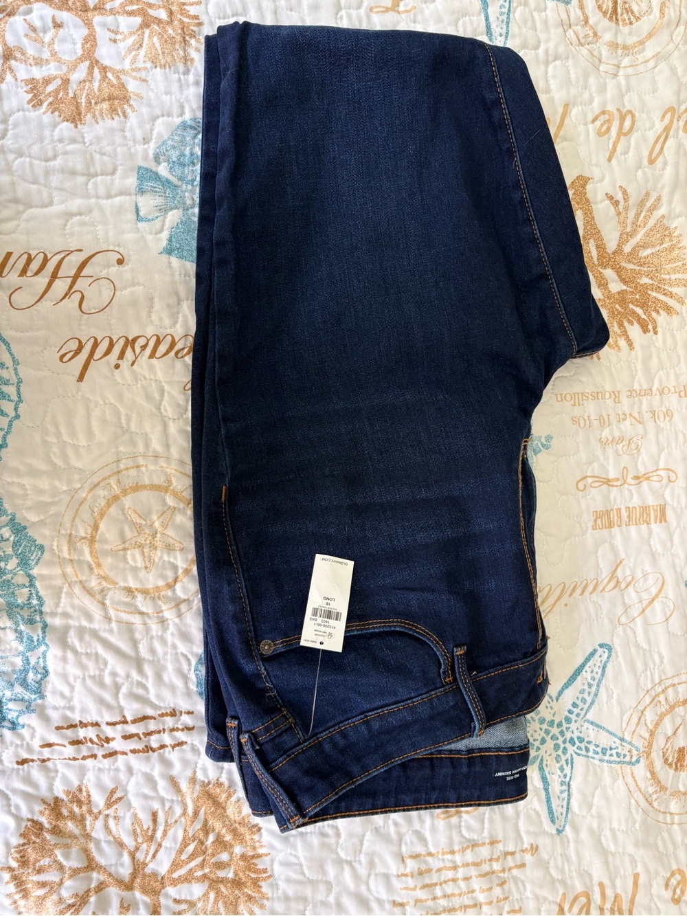 NWT Old Navy Dark Indigo Skinny Jeans - Stretch Denim Size 16L